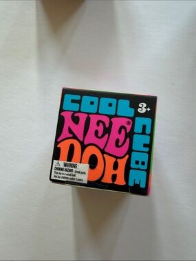 Nee Doh Cool Cube Stress Toy - green